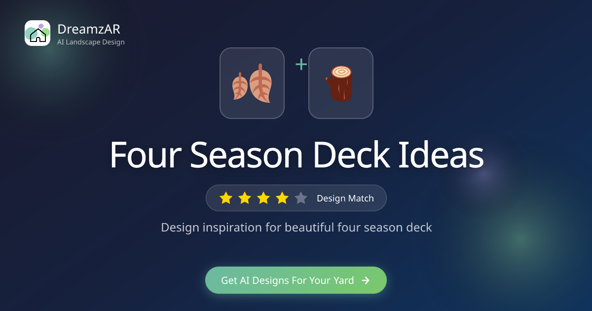 Four Season Deck Ideas - Design Inspiration | DreamzAR | DreamzAR