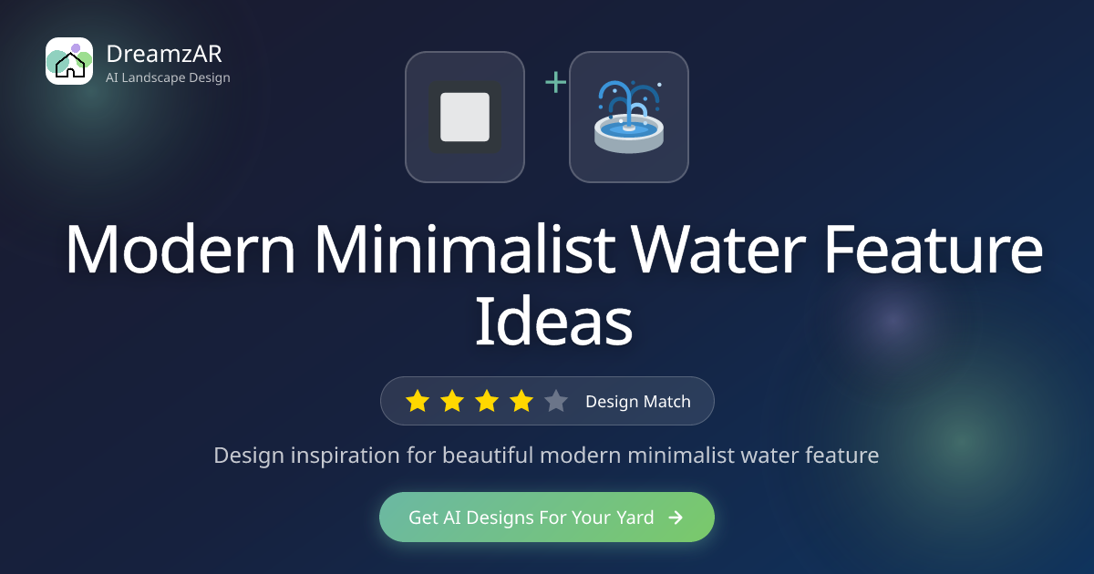 Modern Minimalist Water Feature Ideas - Design Inspiration | DreamzAR ...